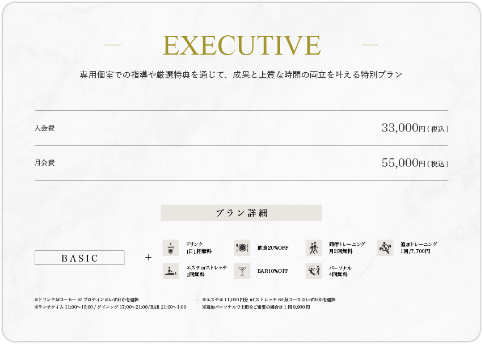 Executive Plan